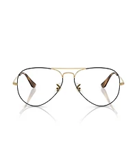 Ray-Ban Unisex Aviator Optics Eyeglasses, RB6489