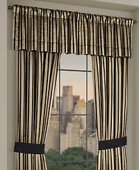 J Queen New York Calvari Window Straight Valance, 18" x 50""