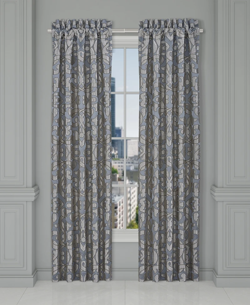 J Queen New York Barocco Window Panel Pair, 50" x 95"
