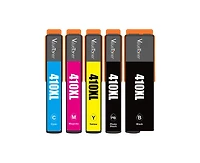 Valuetoner Remanufactured Ink Cartridge Replacement for Epson 410 Xl 410XL for Expression Xp-7100 Xp-530 Xp-630 XP640 XP830 (5 Pack)