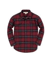 Hope & Henry Boys Long Sleeve Flannel Button Down Shirt