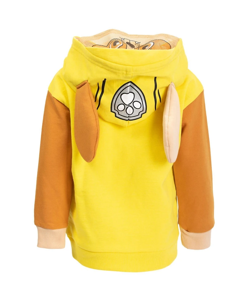 Paw Patrol Boys Rubble Chase Skye Fleece Zip Up Pullover Hoodie to