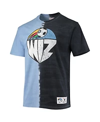 Mitchell & Ness Men's Sky Blue Kansas City Wiz Vertical Tie-Dye Top