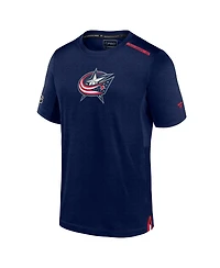 Fanatics Men's Navy Columbus Blue Jackets Authentic Pro Performance T-Shirt