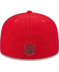 New Era Men's Red Tampa Bay Buccaneers Camo Undervisor 59FIFTY Fitted Hat
