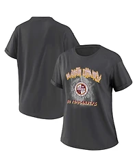 Wear by Erin Andrews Women's Charcoal Washington Commanders Boyfriend T-Shirt