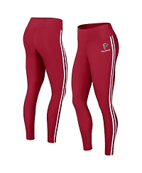 Wear by Erin Andrews Women's Red Atlanta Falcons Color Block Leggings