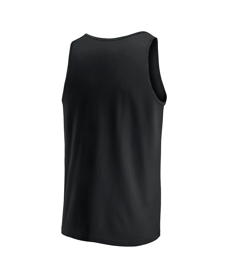 Fanatics Men's Black Brooklyn Nets Wild Game Tank Top