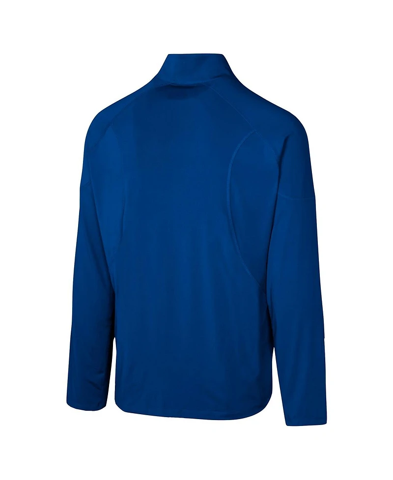 Outerstuff Men's Royal Indianapolis Colts Grind Iron Quarter-Zip Top