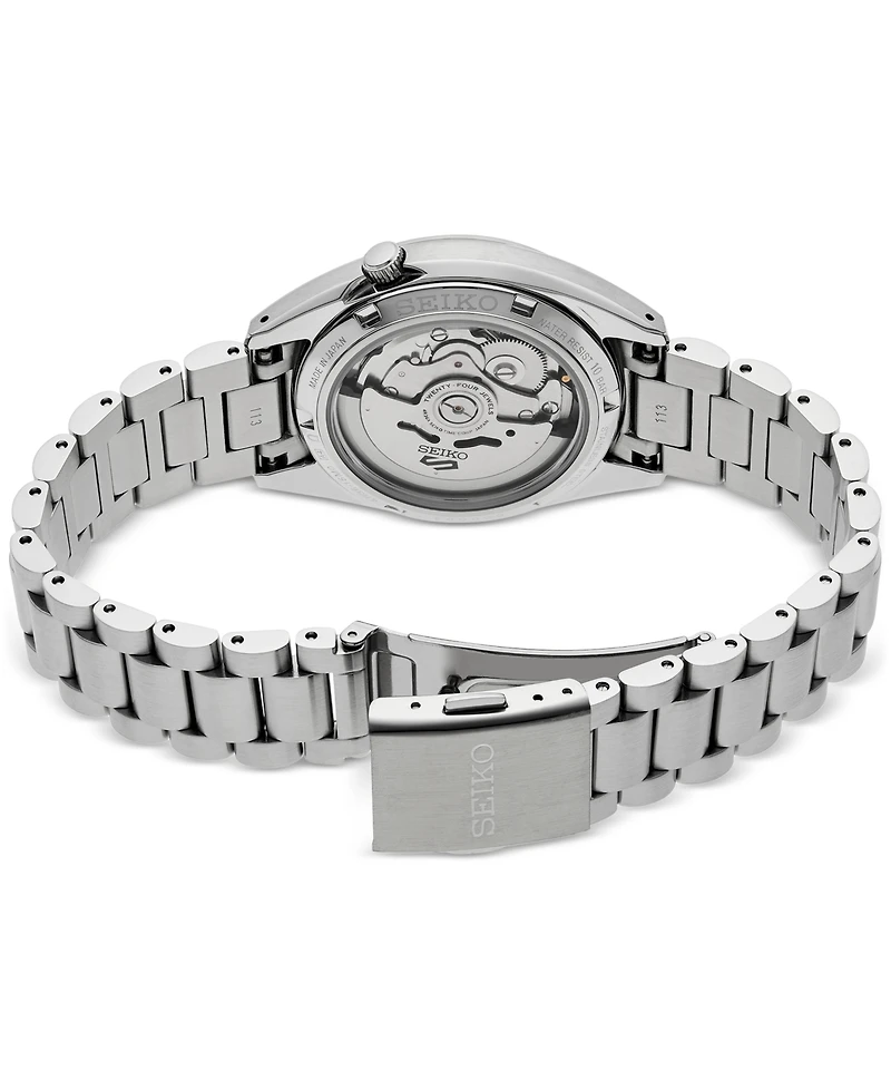 Seiko Men's Automatic 5 Sports Midsize Stainless Steel Bracelet Watch 37mm