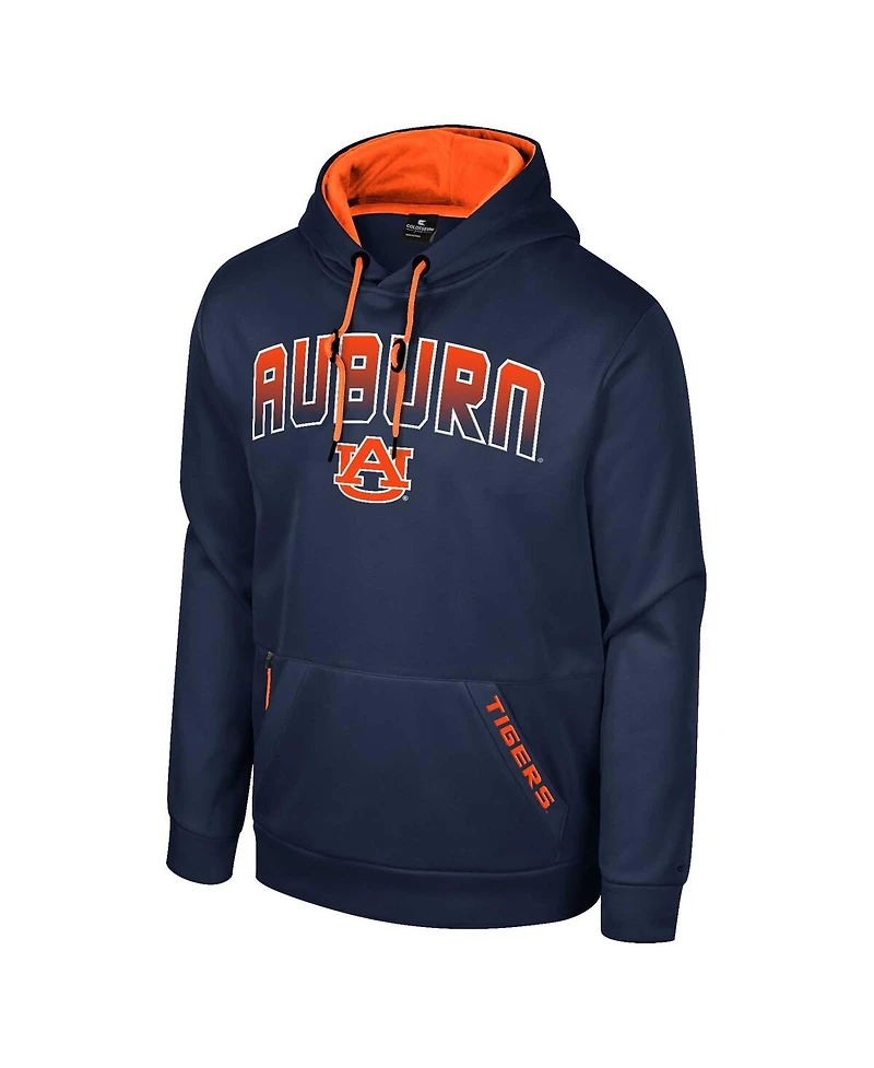 Colosseum Men's Navy Auburn Tigers Reese Pullover Hoodie