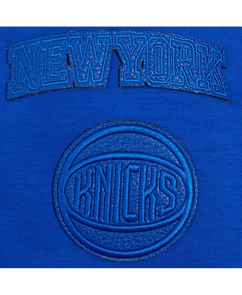 Pro Standard Women's Blue New York Knicks Triple Tonal Full-Zip Hoodie
