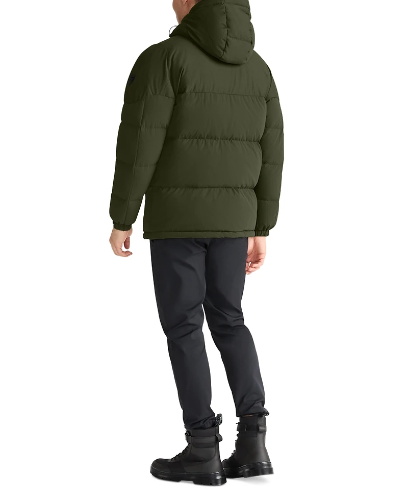 Tumi Men's Asymmetrical Zip Premium Down Fill Heavyweight Puffer