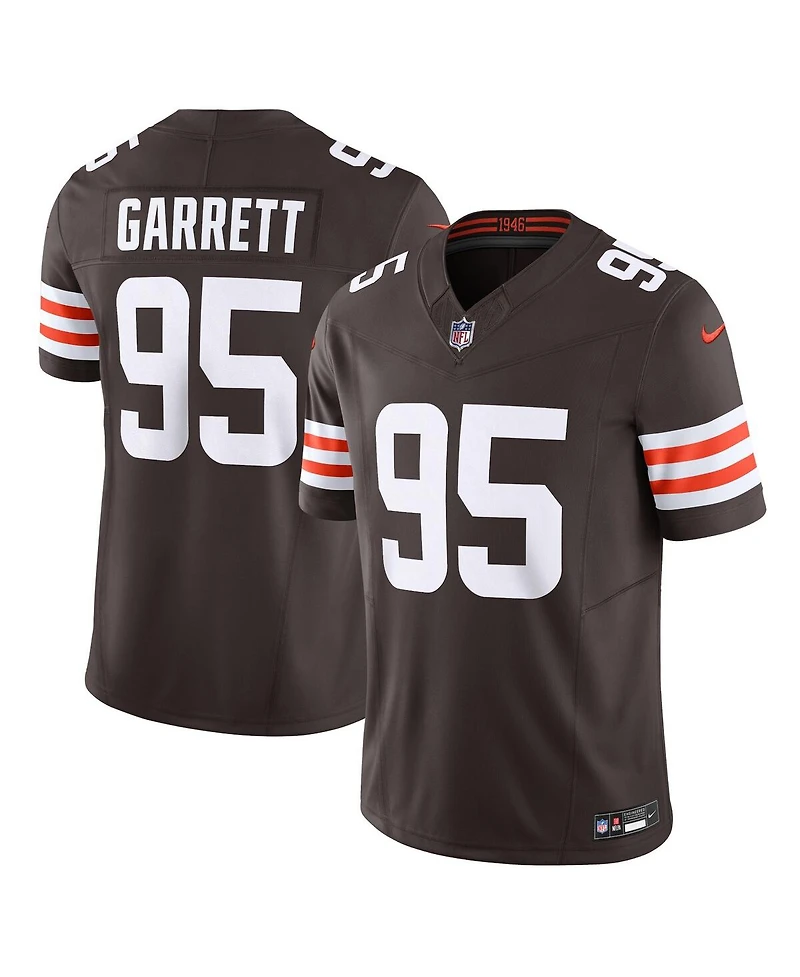 Nike Men's Myles Garrett Brown Cleveland Browns Vapor F.u.s.e. Limited Jersey