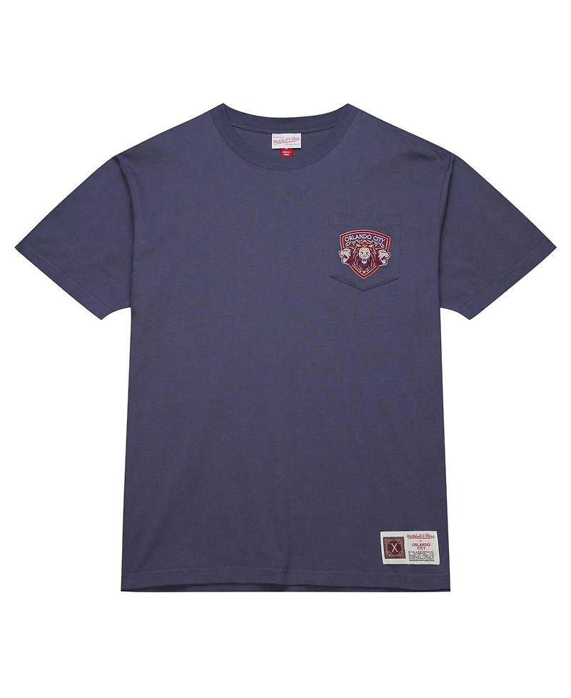 Mitchell & Ness Men's Orlando City Sc 10th Anniversary Premium Pocket T-Shirt