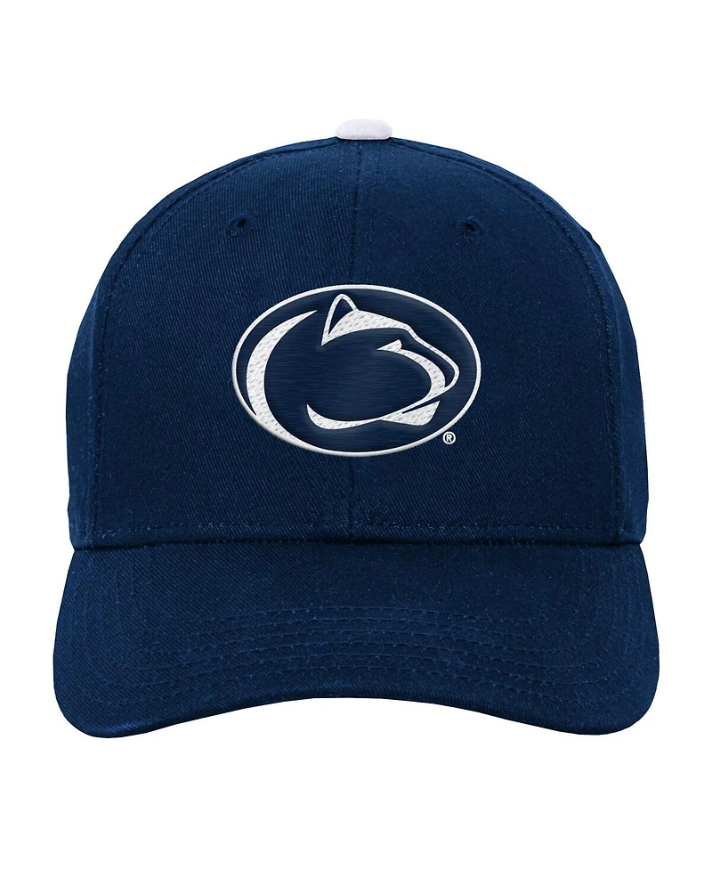Fanatics Big Boys and Girls Navy Penn State Nittany Lions Logo Adjustable Hat