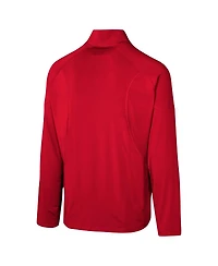 Outerstuff Men's Red Atlanta Falcons Grind Iron Quarter-Zip Top