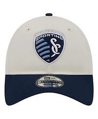 New Era Men's White Sporting Kansas City 2024 Kick Off Collection 9TWENTY Adjustable Hat