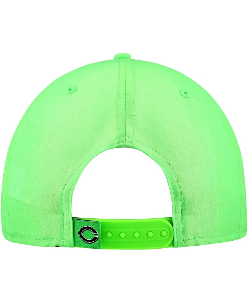 New Era Men's Green Cincinnati Reds Neon Golfer Snapback Hat