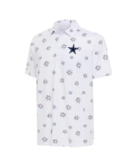 Antigua Men's White Dallas Cowboys Fireworks Polo