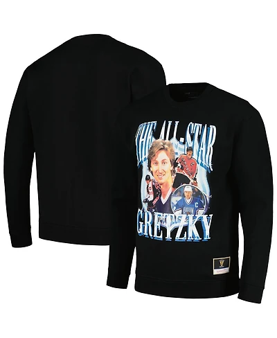 Mitchell & Ness Men's Wayne Gretzky Black Nhl All-Star Pullover Sweatshirt