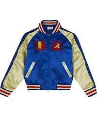 Authmade x Nba Men's and Women's Blue/Cream Asian Pacific Islander Dreamer Full-Zip Jacket