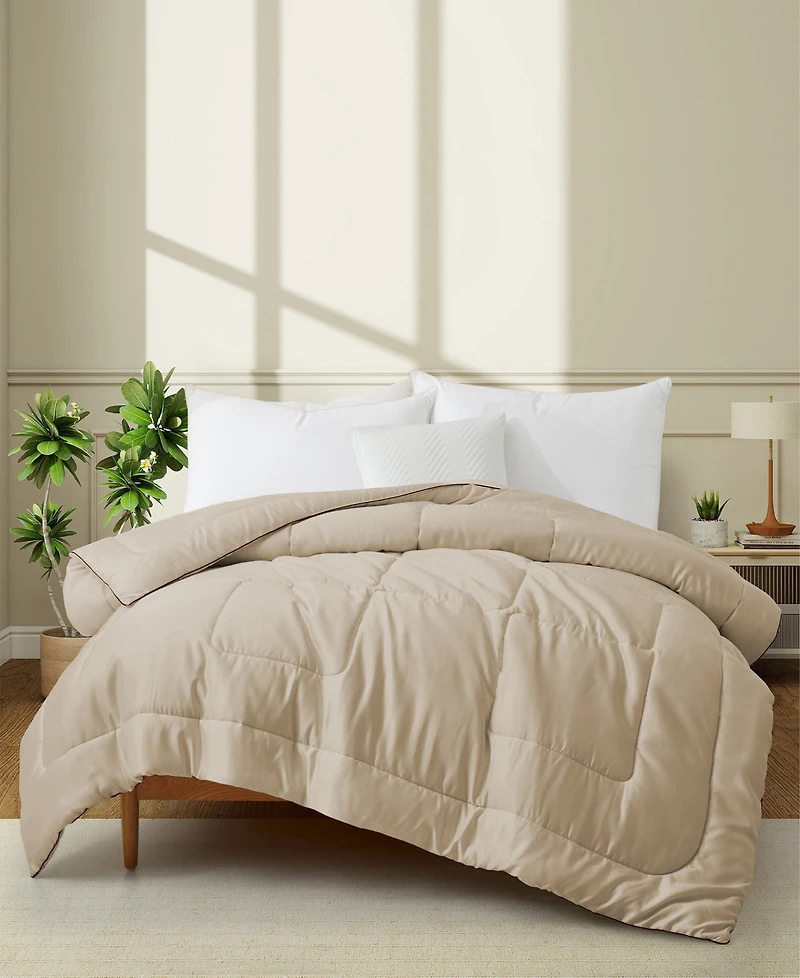 Unikome Silky Satin Down Alternative 3 Piece Comforter Set