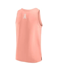 Fanatics Men's Coral Los Angeles Angels Elements Tank Top