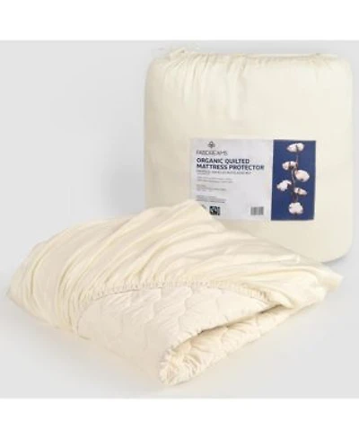 Luxury Organic Cotton Quilted Mattress Protector With 17 Deep Pockets Water Resistant