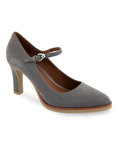 Aerosoles Women's Lois Ornamented Strap Pumps