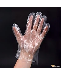 G & F Products Plastic Food service Gloves Ideal for Food Handling food prep, cleaning,latex free, powder free 1000 pieces per box