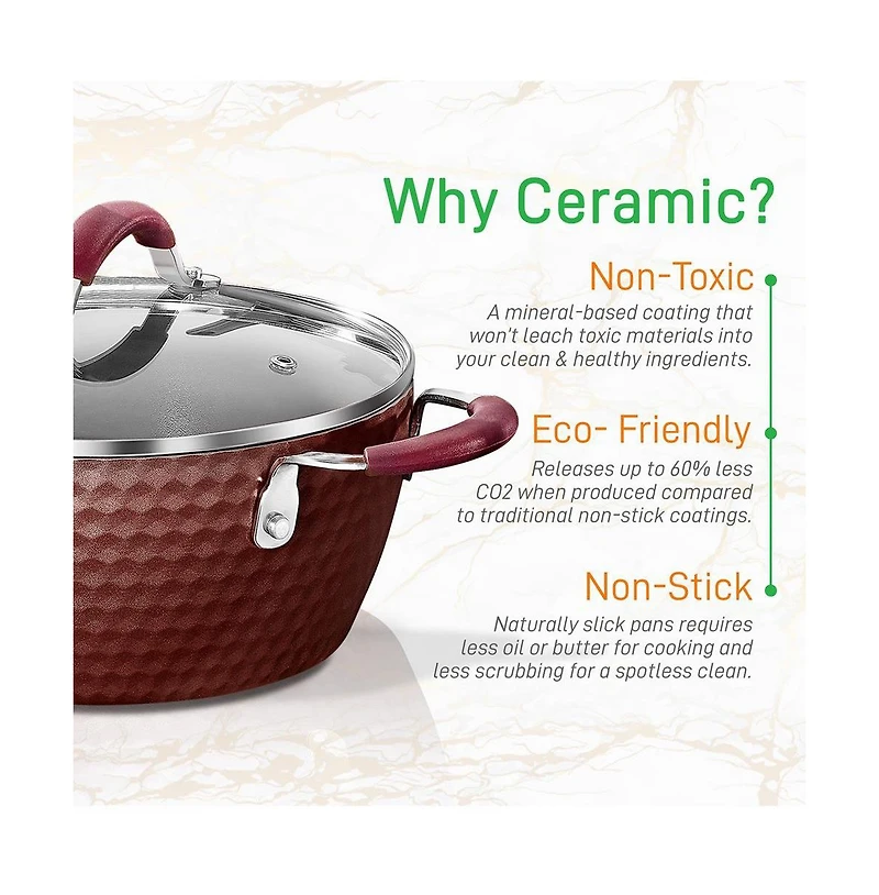 NutriChef Kitchenware Pots & Pans Set