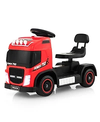 Gymax Kids Ride-on Car 6V Toddler Electric Ride-on Truck w/ Adjustable Seat Positions Red
