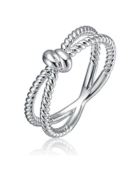 14K Gold Plated/White Plated with Cubic Zirconia Miami Cocktail Ring