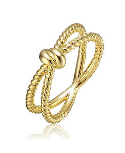 14K Gold Plated/White Plated with Cubic Zirconia Miami Cocktail Ring