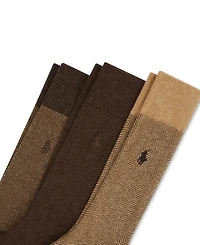 Polo Ralph Lauren Men's 3-Pk. Classic Gents Patterned Dress Socks