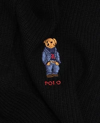 Polo Ralph Lauren Men's Solid Denim Bear Scarf