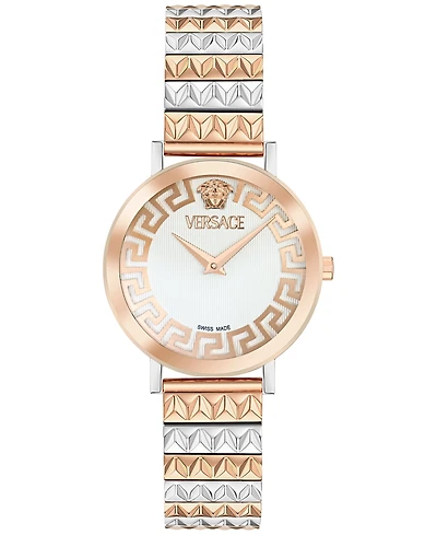 Versace Women's Swiss Daedalus Two-Tone Stainless Steel Bracelet Watch 35mm