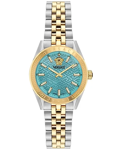 Versace Women's Swiss Two-Tone Stainless Steel Bracelet Watch 36mm