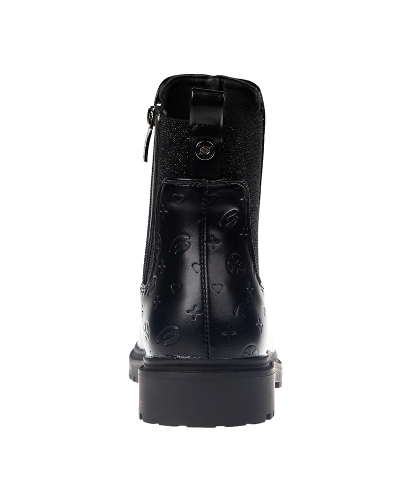 Bebe Little and Big Girls Lurex Gore Chelsea Boot