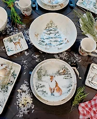 Certified International Winter's Frost Serving Bowl