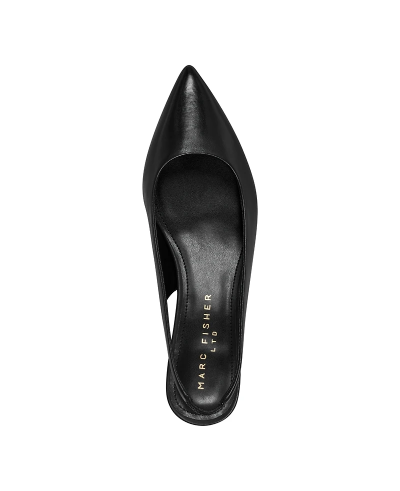 Marc Fisher Ltd Women's Posey Pointy Toe Dress Slingback Pumps