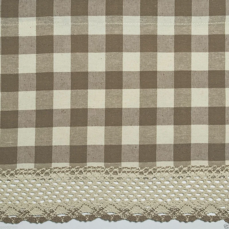 GoodGram Country Plaid Window Valance Treatment
