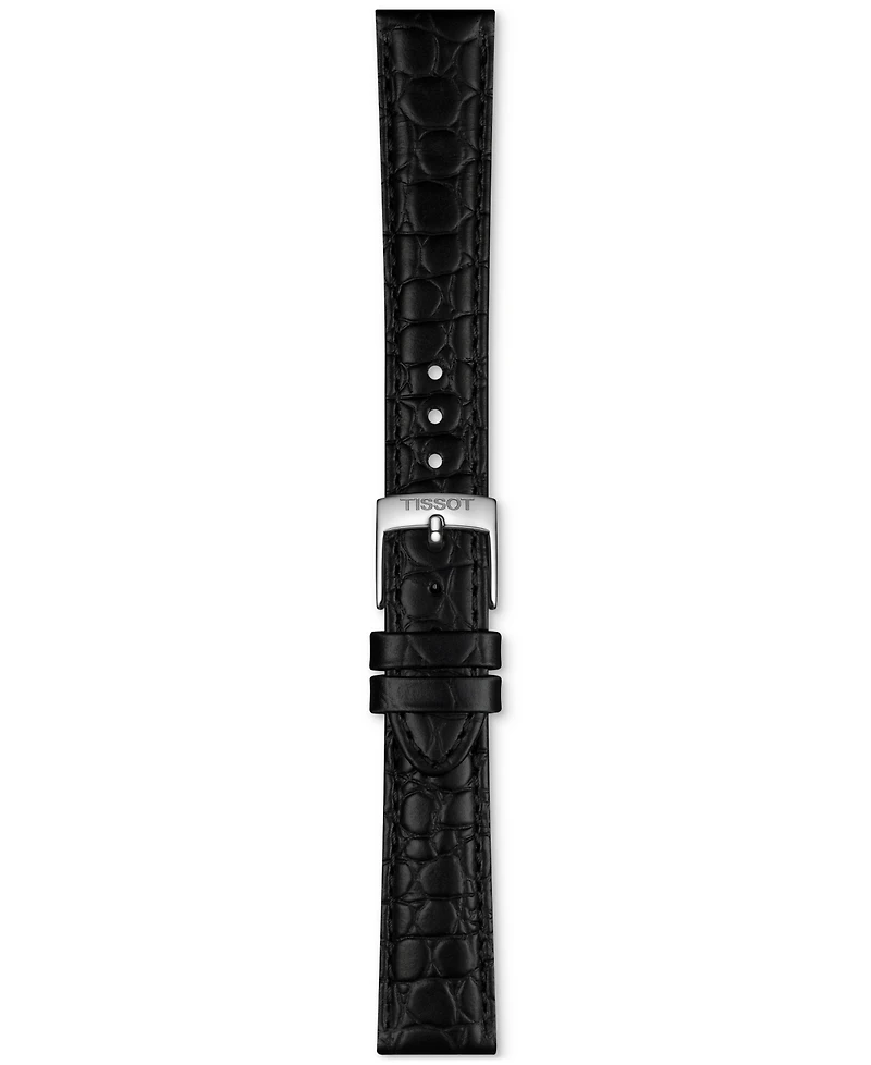 Tissot Women's Swiss Everytime Black Leather Strap Watch 34mm