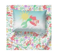 Sunny Side Up Disney The Little Mermaid Pastel Life Twin Sheet Set