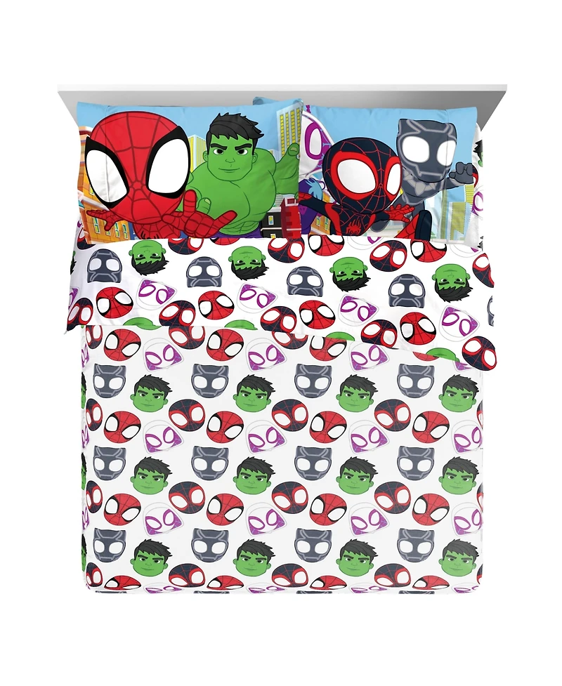 Sunny Side Up Spidey & His Amazing Friends Twin Sheet Set