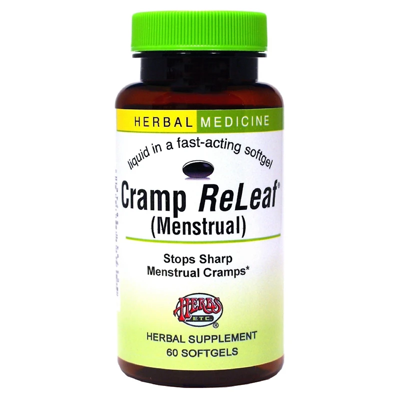 Cramp ReLeaf (Menstrual) Softgels 60 ct. Herbs Etc.