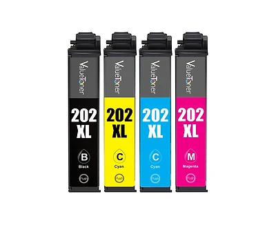 Valuetoner Remanufactured Ink Cartridges Replacement for Epson 202XL 202 Xl for Expression Home Xp-5100 Workforce Wf-2860 Printer (1 Black, 1 Cyan, 1