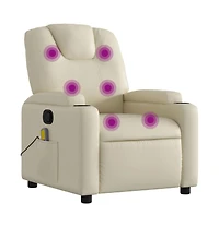 Massage Recliner Chair Faux Leather