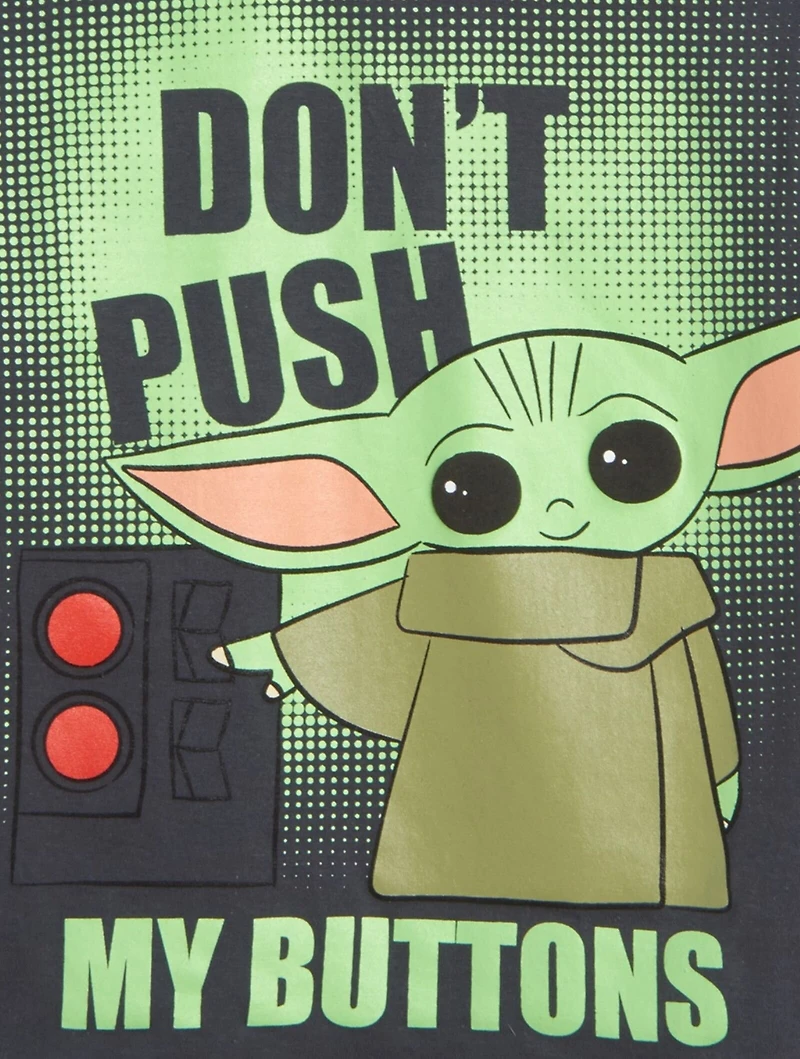 Star Wars Boys The Mandalorian Yoda T-Shirt and Mesh Shorts Outfit Set